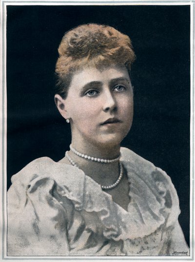 Retrato de María de Rumanía (Marie Alexandra Victoria, anteriormente Princesa María de Edimburgo) de English Photographer English Photographer
