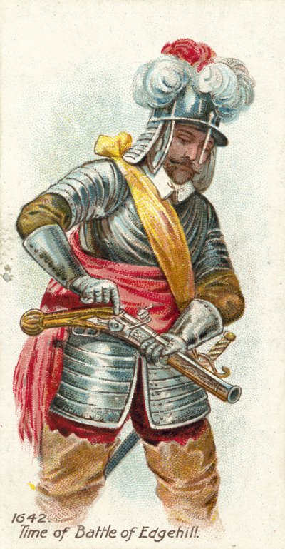 1642, época de la batalla de Edgehill de English School