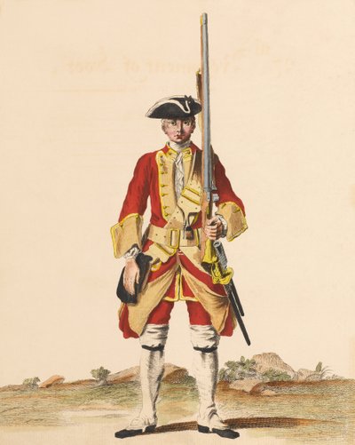 ¿27º Regimiento de Infantería?, c.1742 de English School