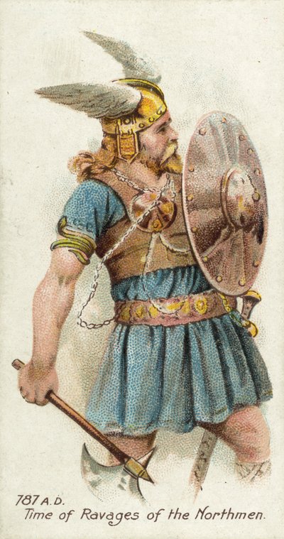 787 d.C., Época de los saqueos de los hombres del norte de English School