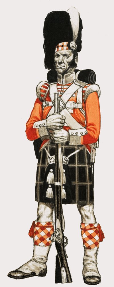 92º. Soldado de a pie 1840 de English School