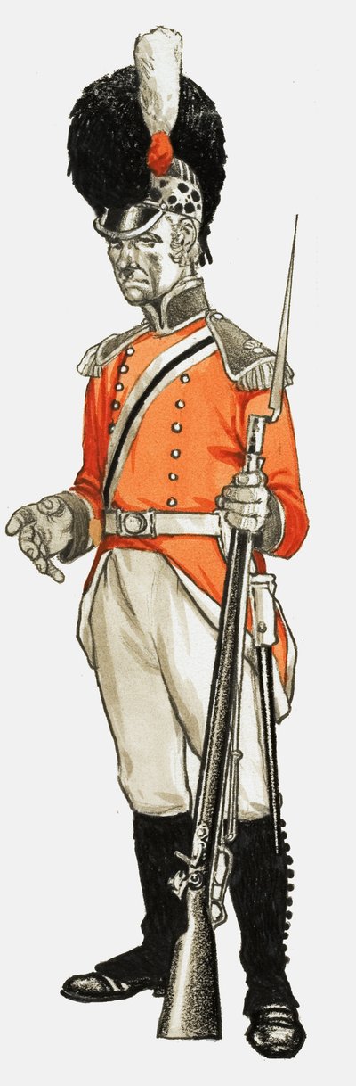 92ª. Hon. Artillery Co. Infantry Div. Soldado 1803 de English School