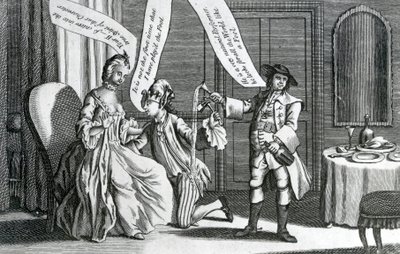 Cierta persona en el carácter de un tonto, 1770 de English School