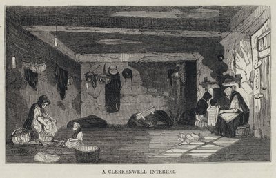 Un Interior de Clerkenwell (grabado) de English School