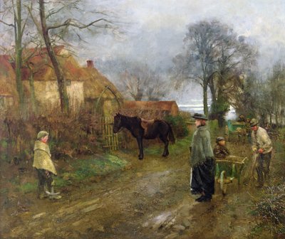 Un camino rural de English School