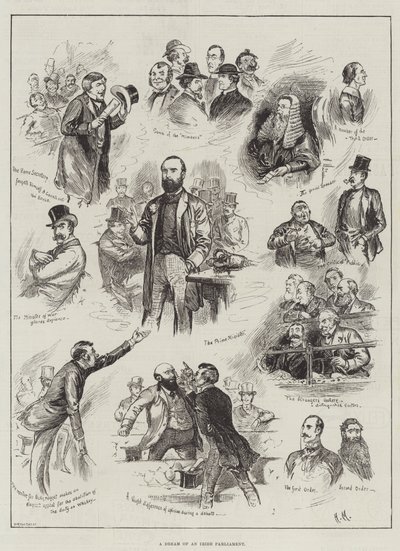 Un sueño de un parlamento irlandés de English School