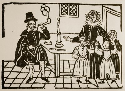 Un grupo familiar, principios del siglo XVII de English School