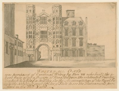 Una Puerta del Antiguo Palacio de Whitehall de English School