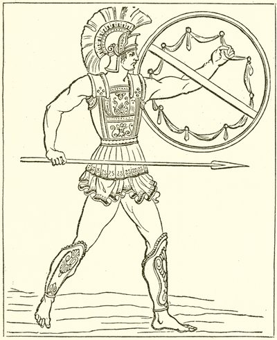 Un guerrero griego de English School
