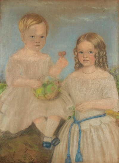 Retrato de grupo de hermano y hermana de English School