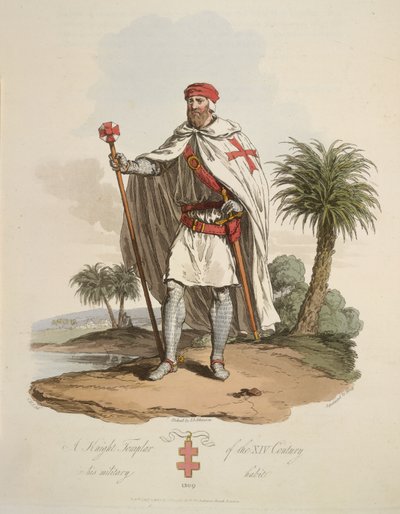 Un Caballero Templario, ilustración de 