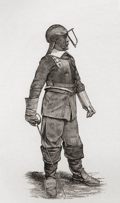 Un caballero ligero de la época de Oliver Cromwell, de 