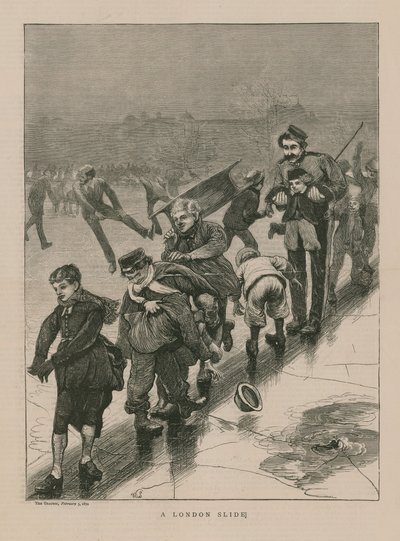 Un tobogán en Londres de English School