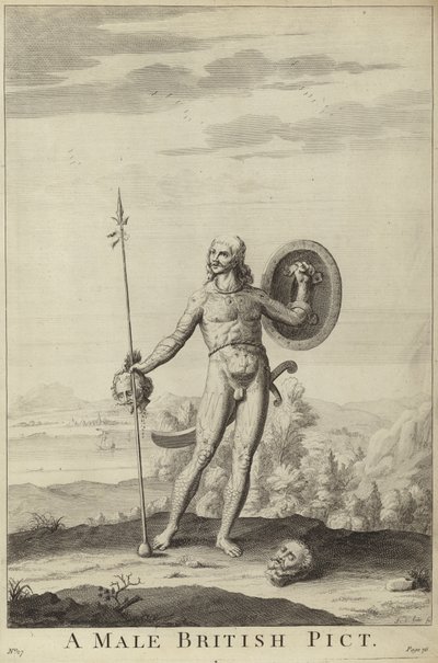 Un Pict británico masculino de English School