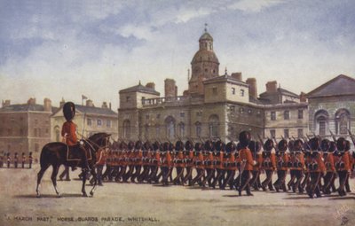 Desfile en Horse Guards Parade, Whitehall de English School