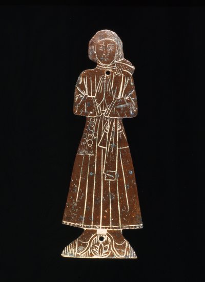 Un bronce de iglesia medieval, siglo XIV de English School