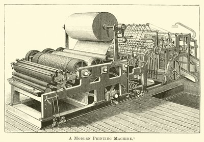 Una Máquina de Imprimir Moderna de English School