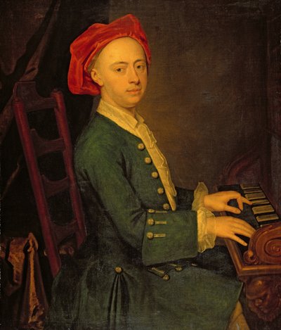 Un Músico, c.1700-50 de English School