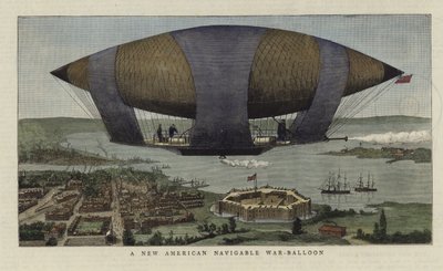 Un nuevo globo de guerra navegable americano de English School