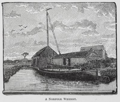 Un Norfolk Wherry (grabado) de English School