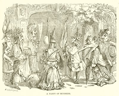 Una fiesta de mummers de English School