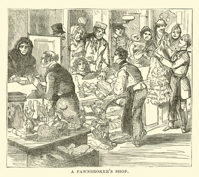 Una tienda de empeños de English School