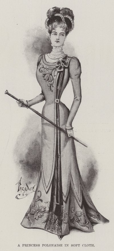Una princesa polaca en tela suave de English School