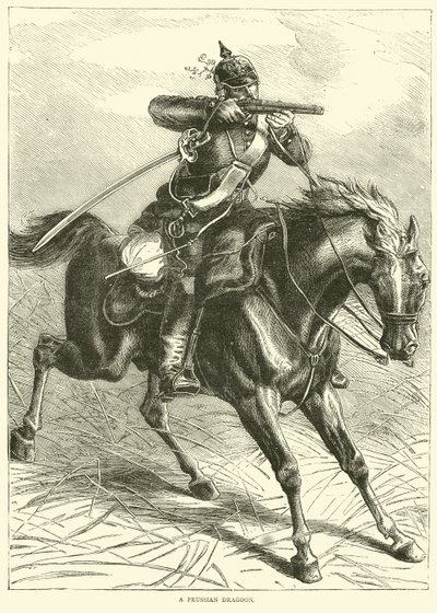 Un dragón prusiano, septiembre 1870 de English School