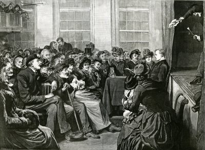 Una Noche de Sábado de Entretenimiento para los Pobres, St Albans Hall, Baldwins Gardens, Holborn de English School