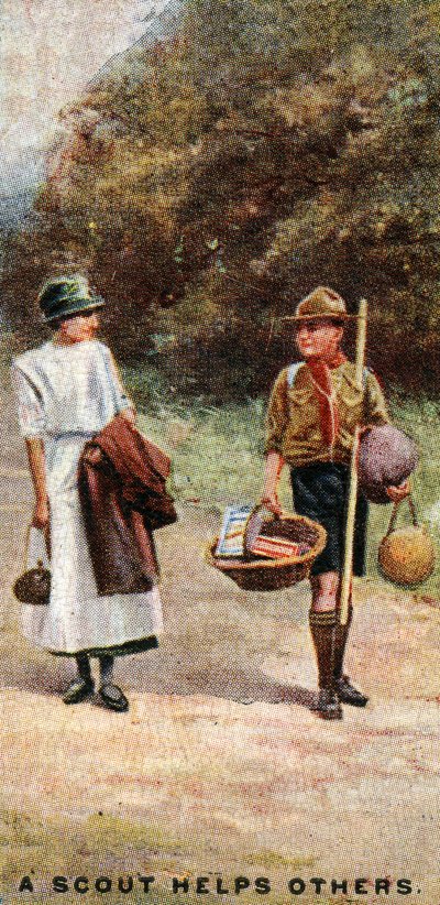Un Scout Ayuda a los Demás, 1929 de English School