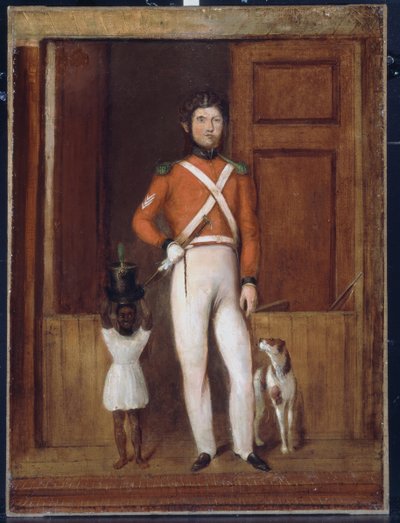 Un sargento de un regimiento de caballería de English School