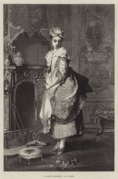 Una pequeña desgracia (grabado) de English School