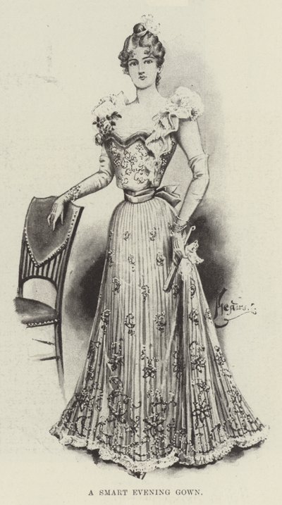 Un Elegante Vestido de Noche de English School