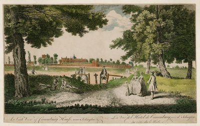 Vista Sur de Canonbury House, cerca de Islington de English School
