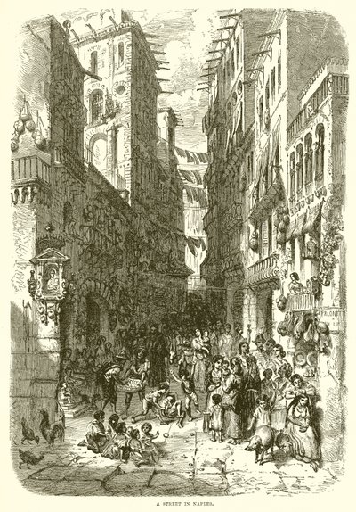 Una calle en Nápoles de English School