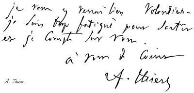 A. Thiers de English School