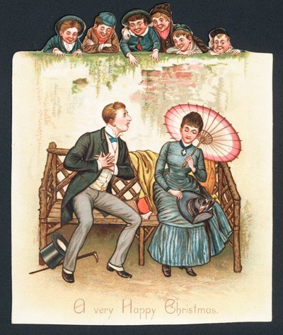 Una Navidad muy feliz - tarjeta de felicitación de English School