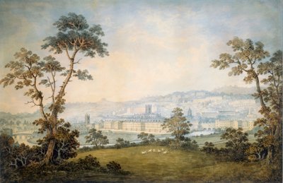 Una vista de Bath, c.1800 de English School