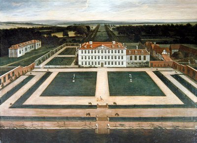 Vista de Capesthorne Hall, Cheshire, c.1730 de English School