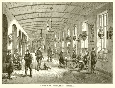 Una sala en el Hospital de Bethlehem de English School