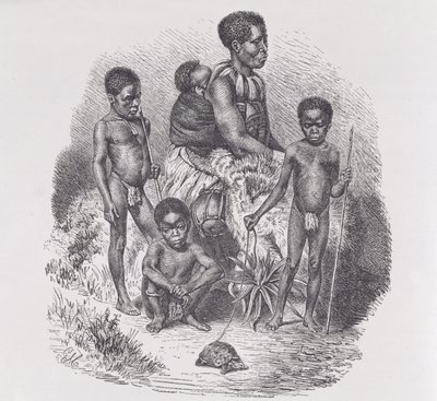 Una familia zulú, de 