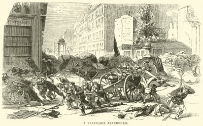 Una barricada abandonada, abril 1871 de English School