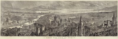 Vista aérea de Dublín de English School