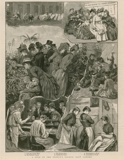 Una fiesta en el Palacio del Pueblo, East London de English School