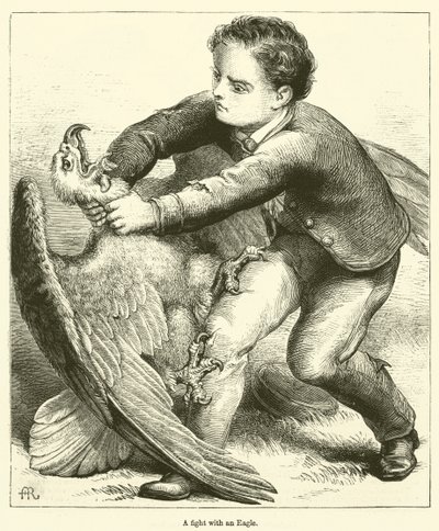 Una pelea con un águila de English School