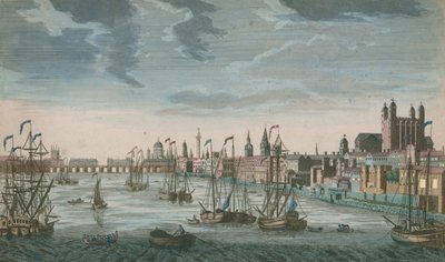 Vista general de embarcaciones de vela en las aguas del río Támesis de English School