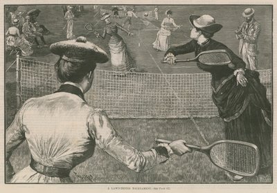 Un torneo de tenis en césped de English School