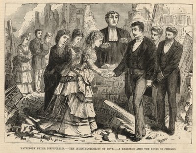 Un matrimonio entre las ruinas de Chicago de English School