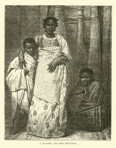 Una madre y sus hijos de English School