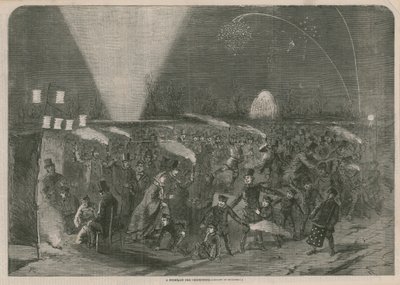 Una noche en el Serpentine, Hyde Park, Londres de English School
